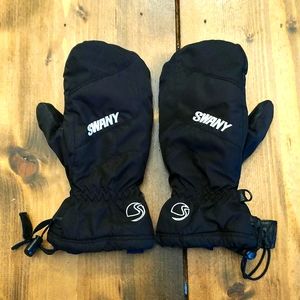 Swany Ollie Jr Mitt Medium 7-8 Snow Mittens Black